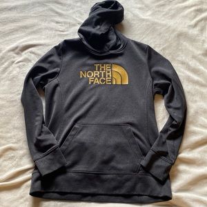 Gray & Gold North Face Hoodie